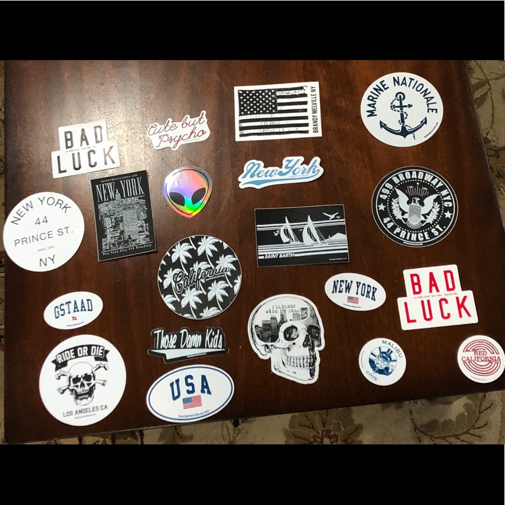 40 Brandy Melville stickers!
